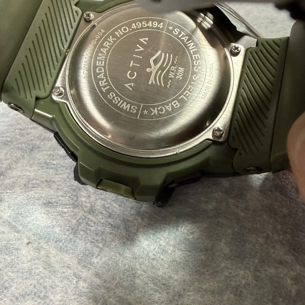 Men's Invicta Activa Digital Watch - Black and Green